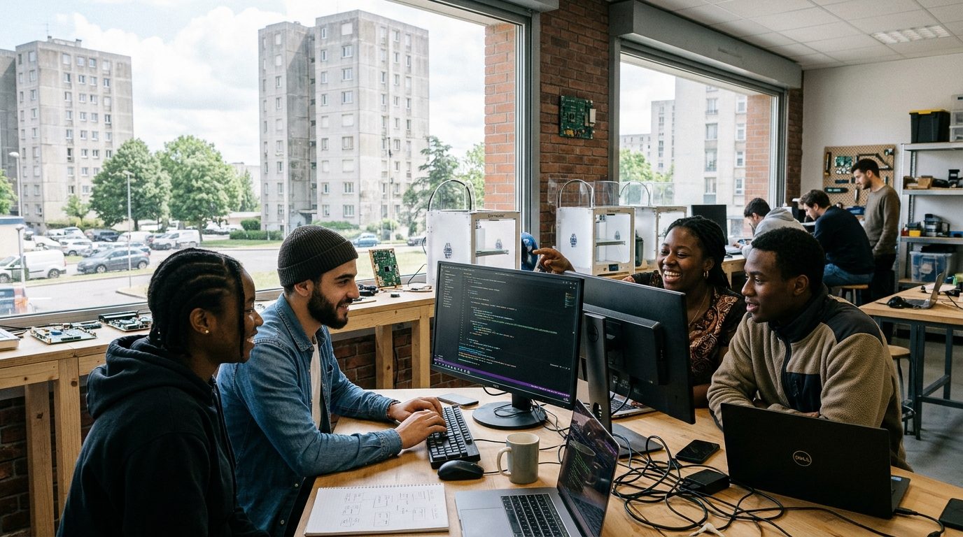 À Villeneuve-la-Garenne, l’informatique citoyenne ouvre une brèche dans le déterminisme social