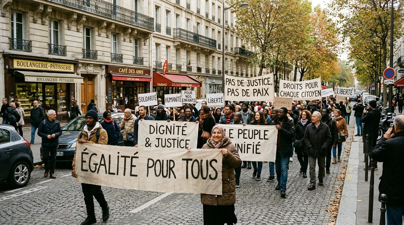 Marche pour l&rsquo;égalité : un anniversaire militant sous le souvenir de Mandela